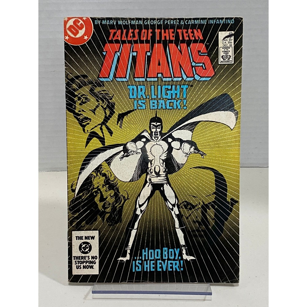 DC Comics Tales of the Teen Titans #49 Dr. Light Returns Copper Age 1984 Good